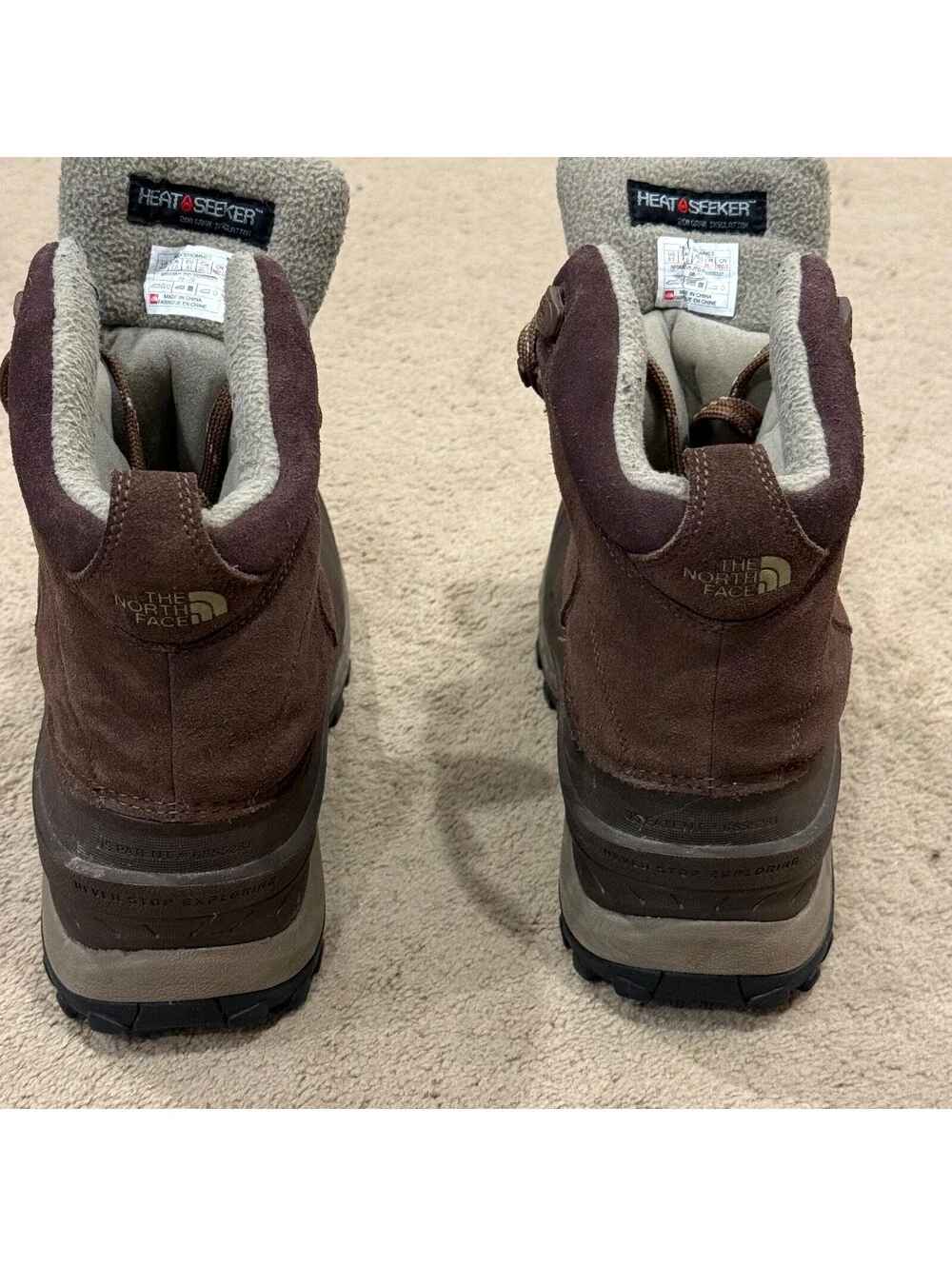 The North Face Chilkat 3 Heat Seeker 200gr Waterproof Winter Boot Mens Size 8.5